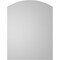 Ekena Millwork Arch Top Surface Mount PVC Gable Vent: Functional, w/ 2"W x 1-1/2"P Brickmould Frame, 26"W x 34"H GVPAR26X3402SF - alternate 2